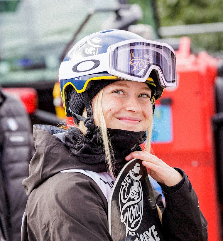 Lena Müller am Big Air Chur