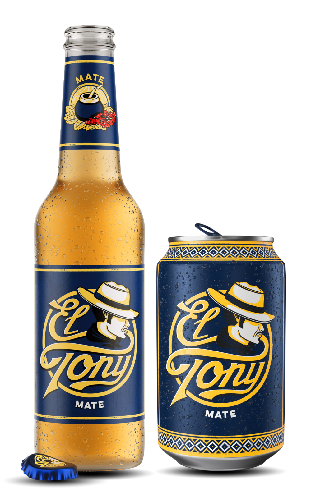 El Tony Mate Classic – Frisch aufgebrühter Cold-Brew Mate Tee aus Südamerika – Flasche und Dose